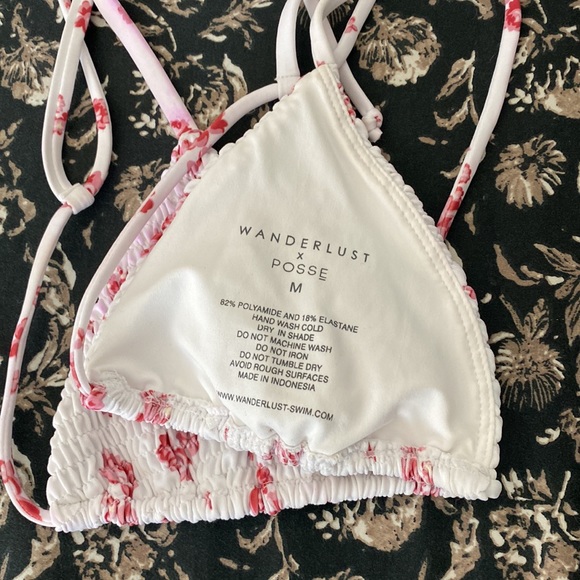POSSE X WANDERLUST SWIM - ROSA TOP - ROSE PRINT - Picture 7 of 11